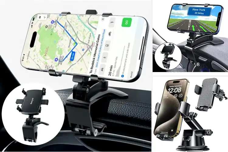 Detailed view of 10 Best Dashboard Phone Holders for Safe Drives
