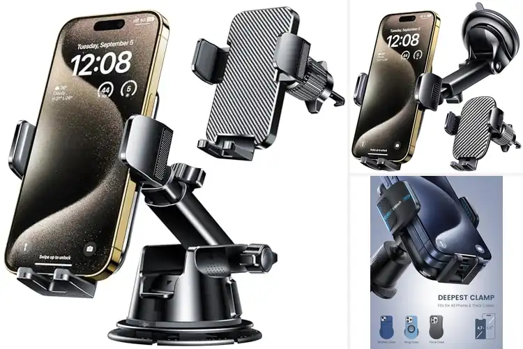Detailed view of Best Hands Free GPS Phone Holder