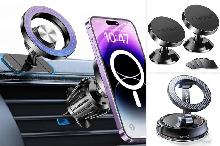 Detailed view of 10 Best Magnetic Car Phone Holders: Secure & Easy