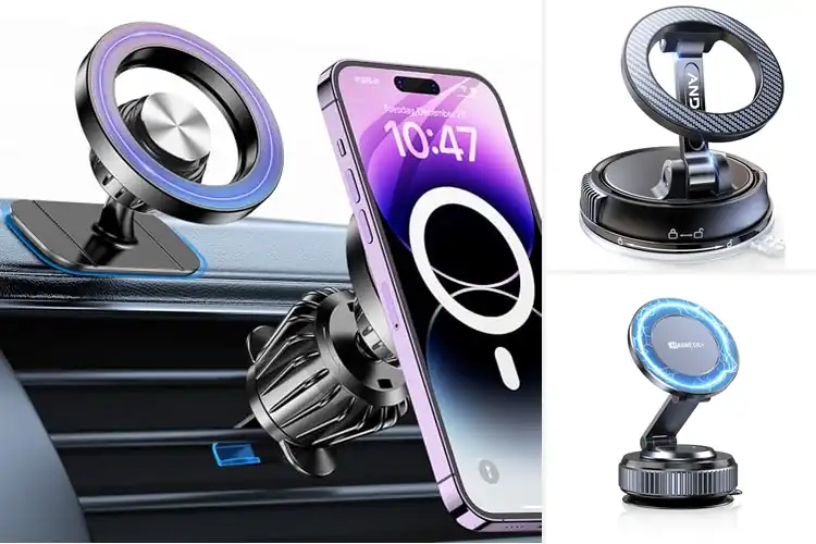 Detailed view of 10 Best Magnetic Phone Car Mounts: Secure Drives