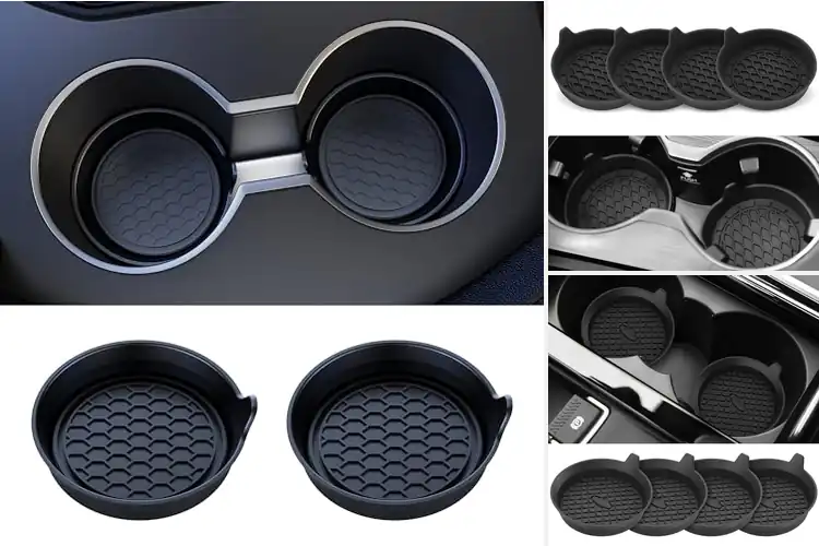 Detailed view of Best Non Slip Car Cup Holder Liner