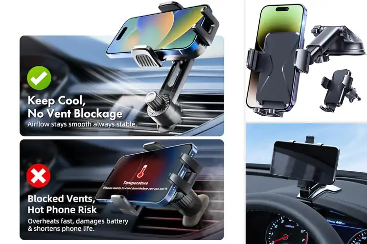 Detailed view of 10 Best One Hand Use Car Holder: Effortless Driving Essentials