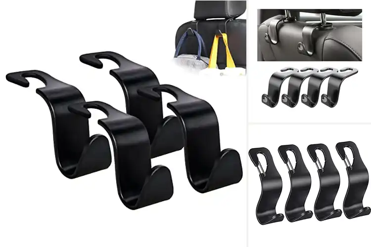 Detailed view of Best Premium Plastic Headrest Hook Durable